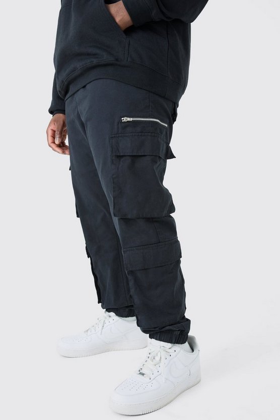 Plus Slim-Fit Cargo-Hose