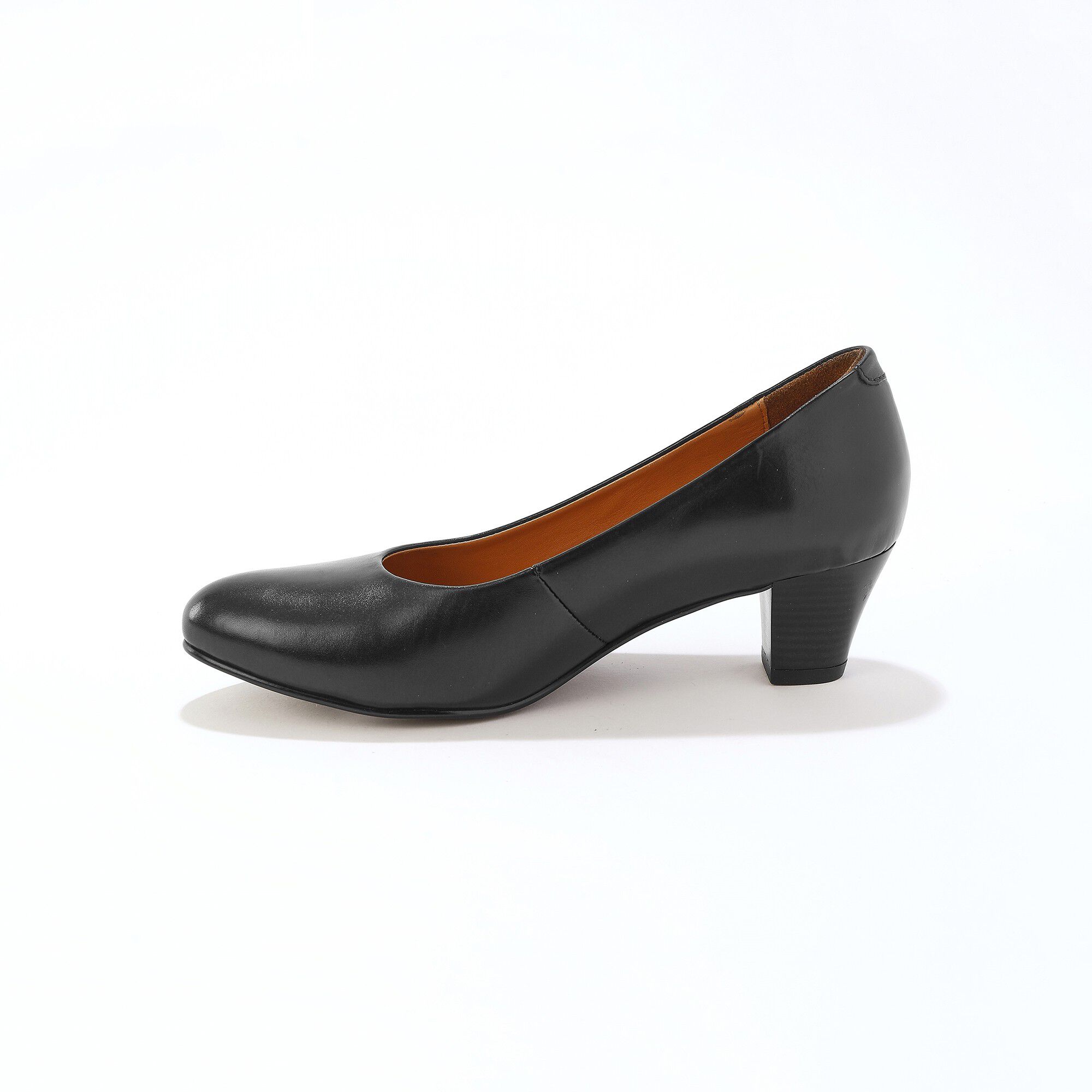 Escarpins en cuir lisse