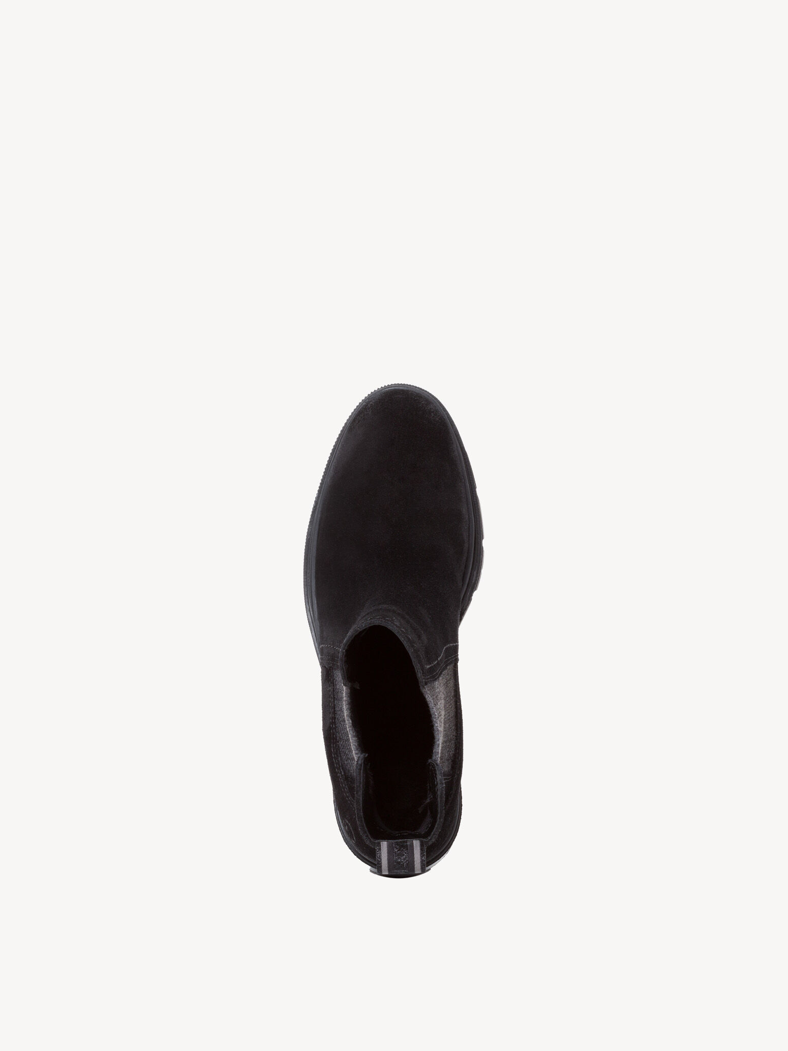 Bottine Chelsea en cuir - noir