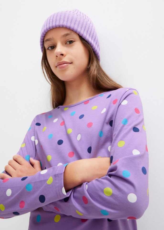 Mädchen Langarmshirt (3er Pack)