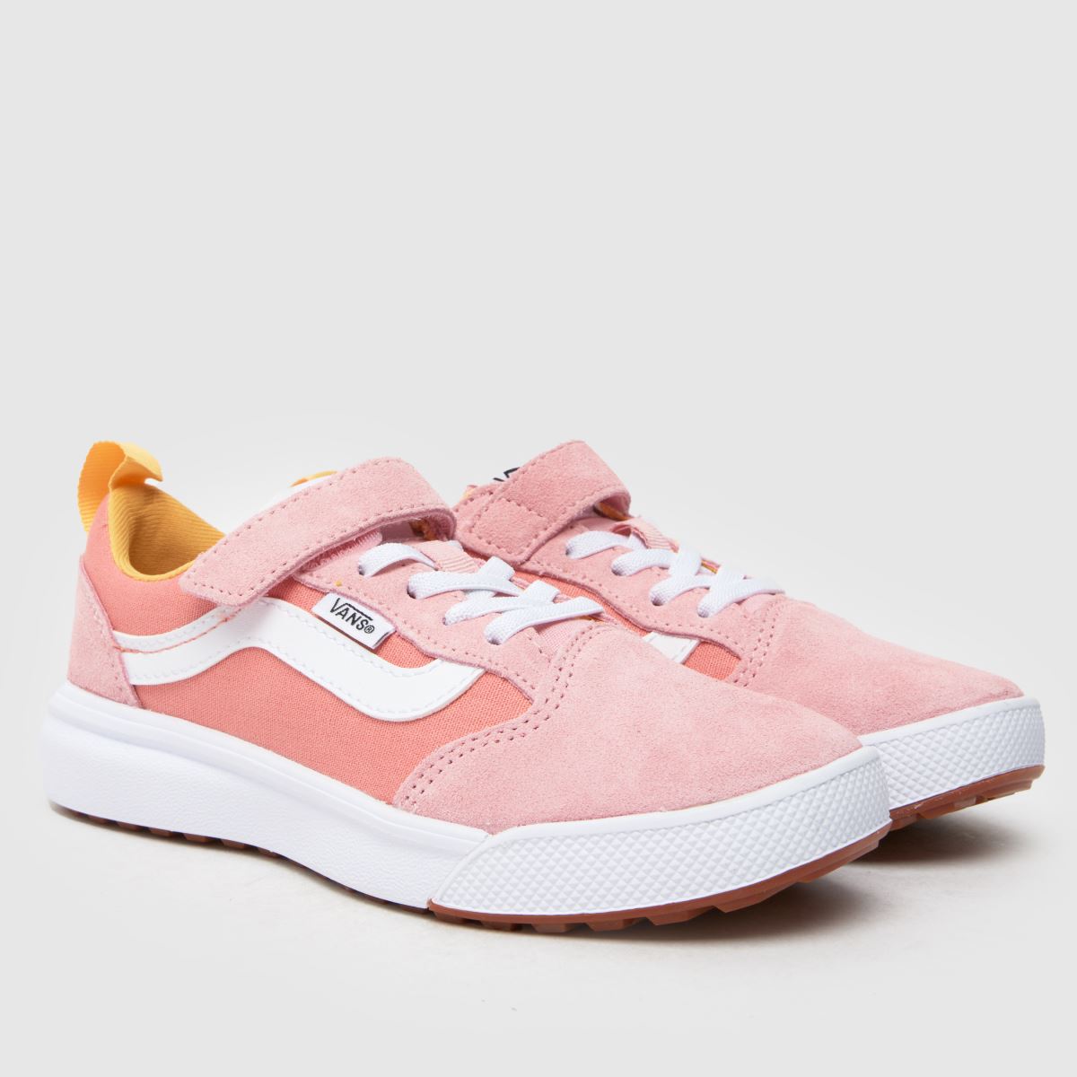 Vans rosa multifärgade ultrarange 66 v flickor junior träningsskor