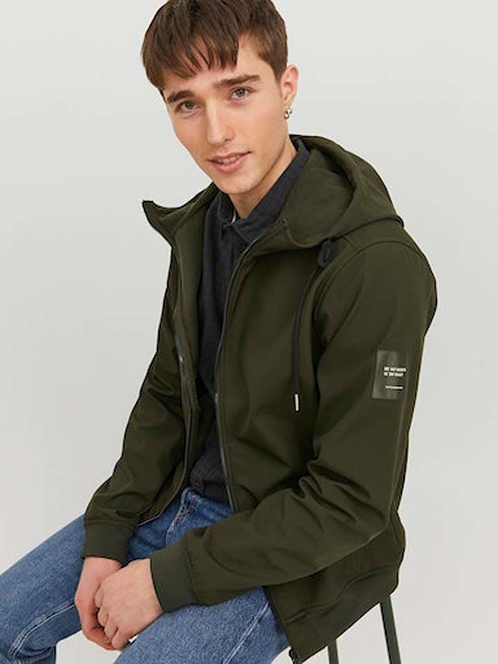 Jack & Jones Übergangsjacke in Khaki günstig kaufen