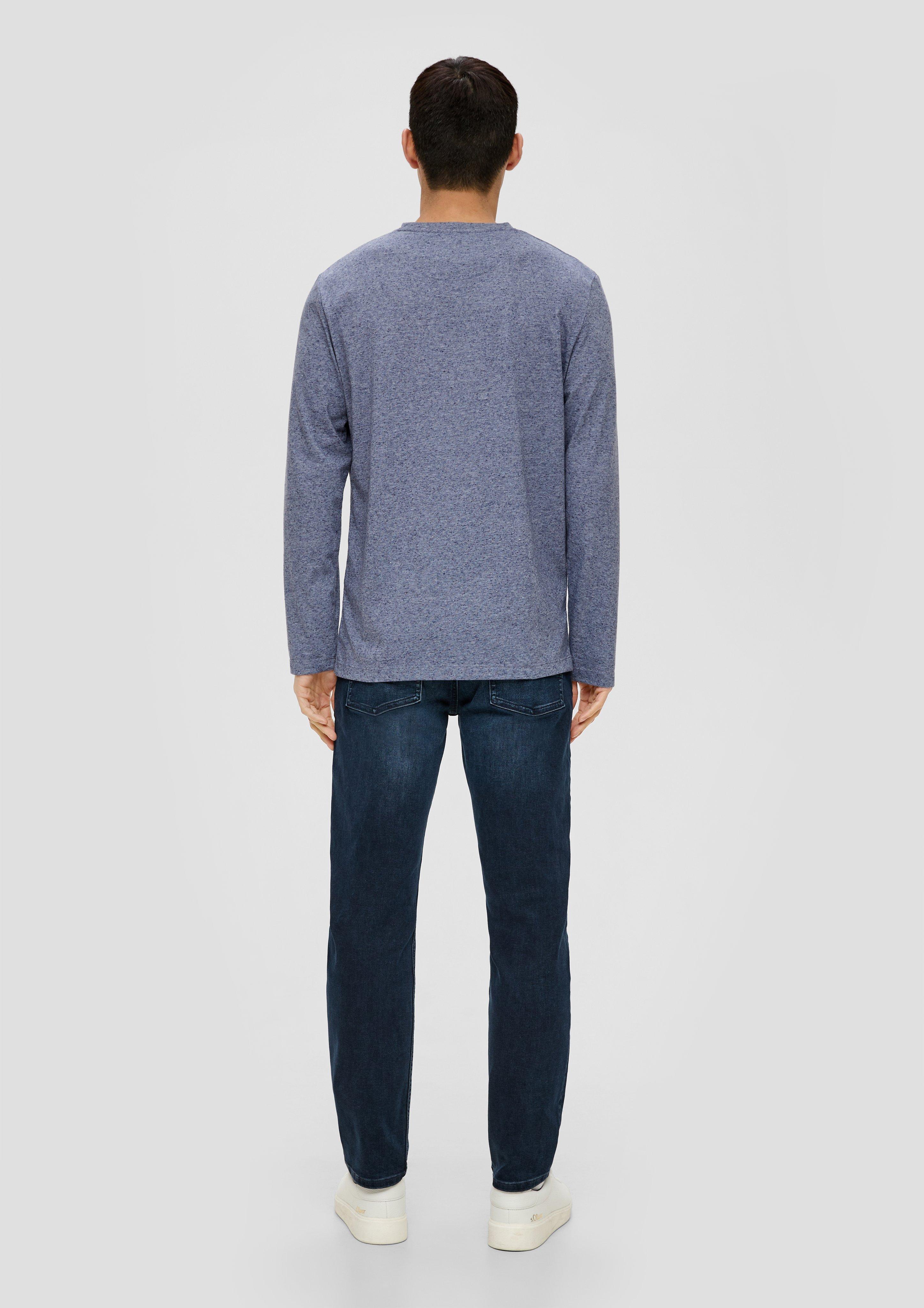 Meliertes Langarmshirt  2138647-90W2