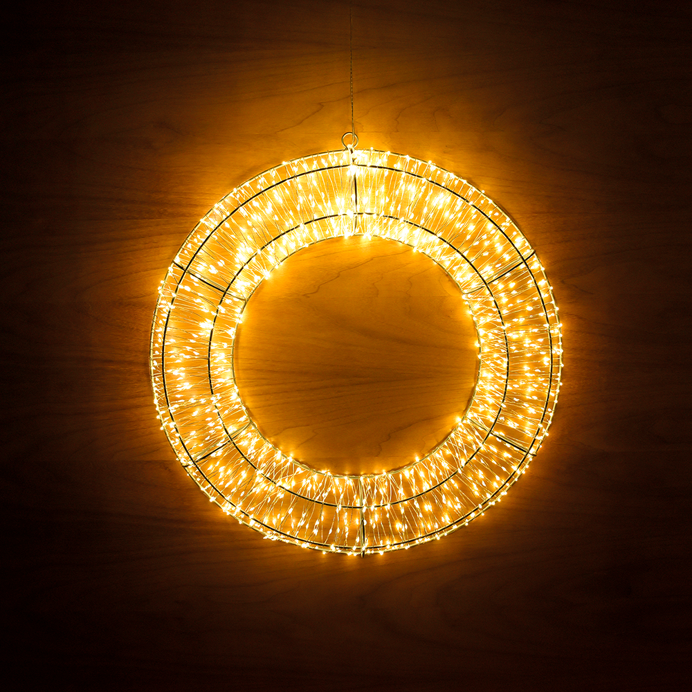 I-Glow LED-Weihnachtskranz - Ø ca. 50 cm