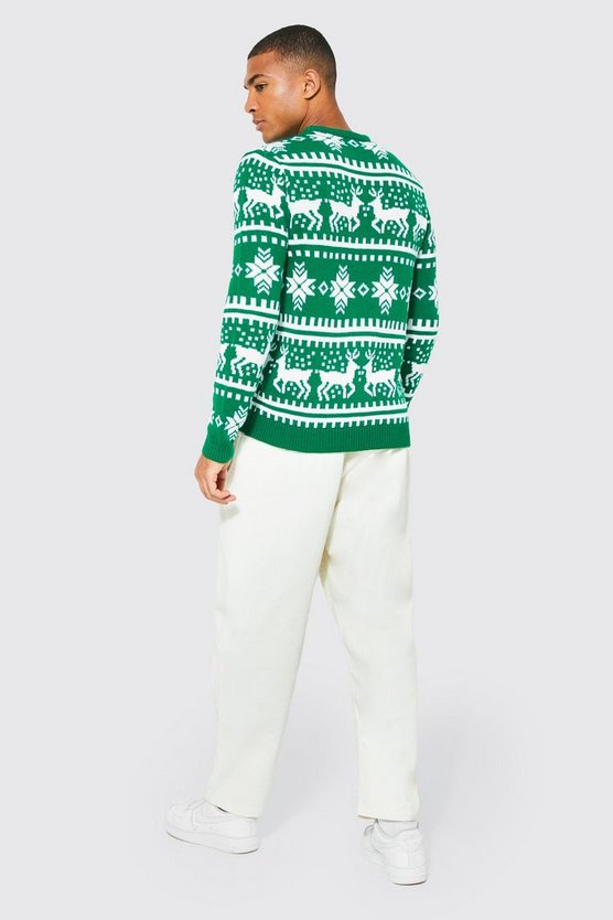 Rentier Weihnachtspullover