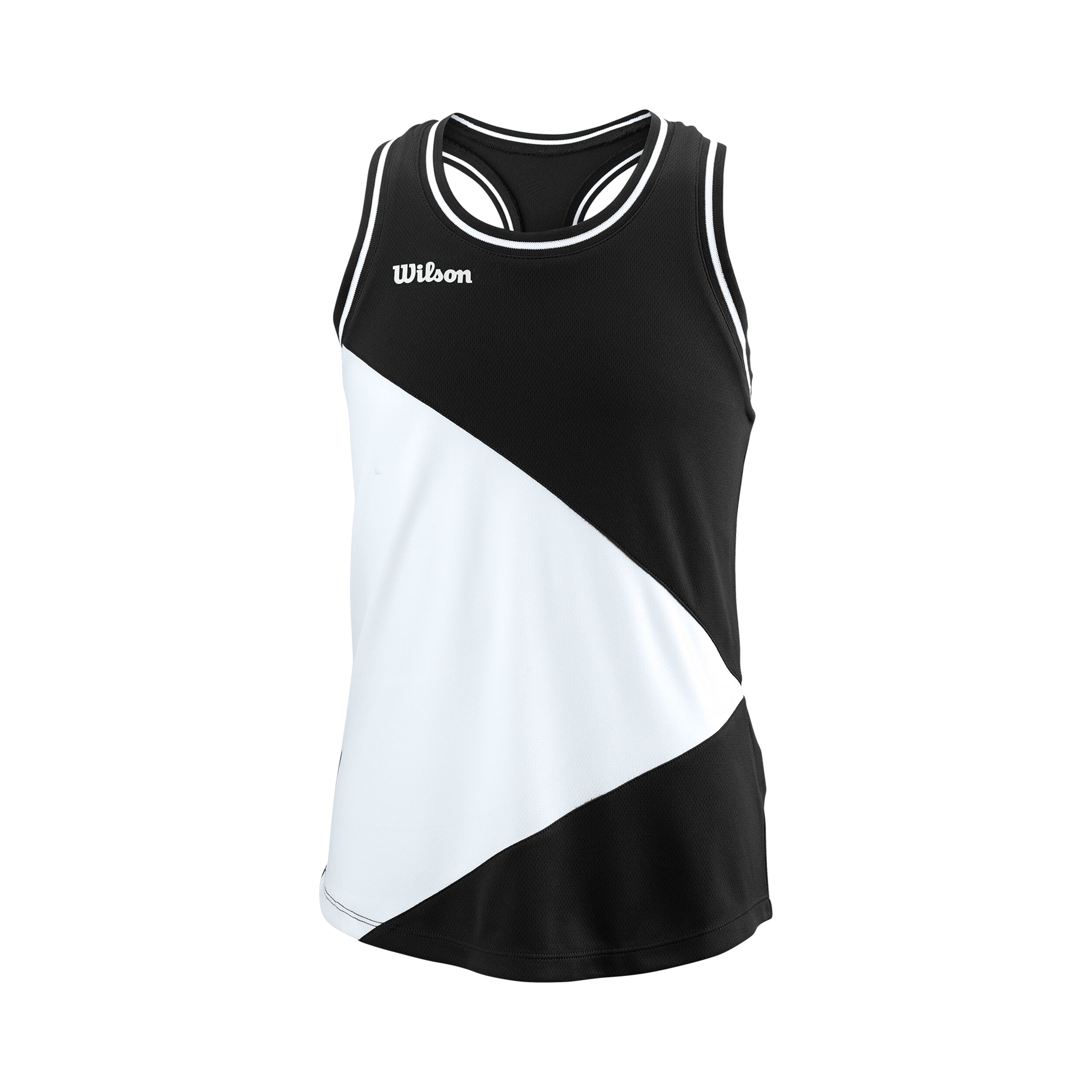 Team Tank-Top Mädchen - Schwarz, Weiß