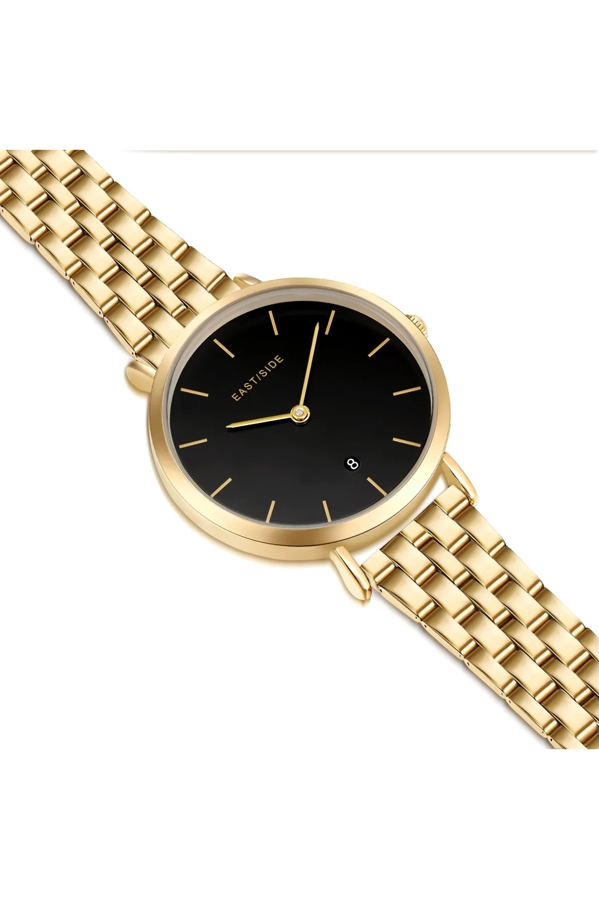 eastside  Quarzuhr Damen Quarzuhr gelbgold Edelstahl gelbgold