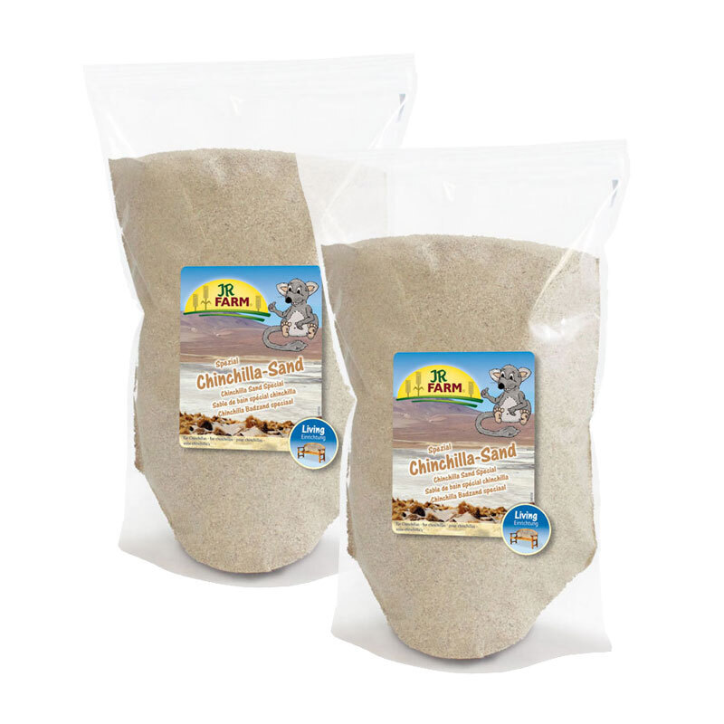 JR Farm Badesand & Badehäuser JR Farm Chinchilla-Sand Spezial 2x4 kg
