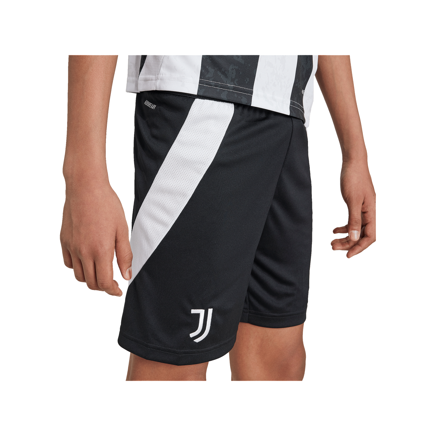 adidas Juventus Turin Short Home 2024/2025 Kids Schwarz