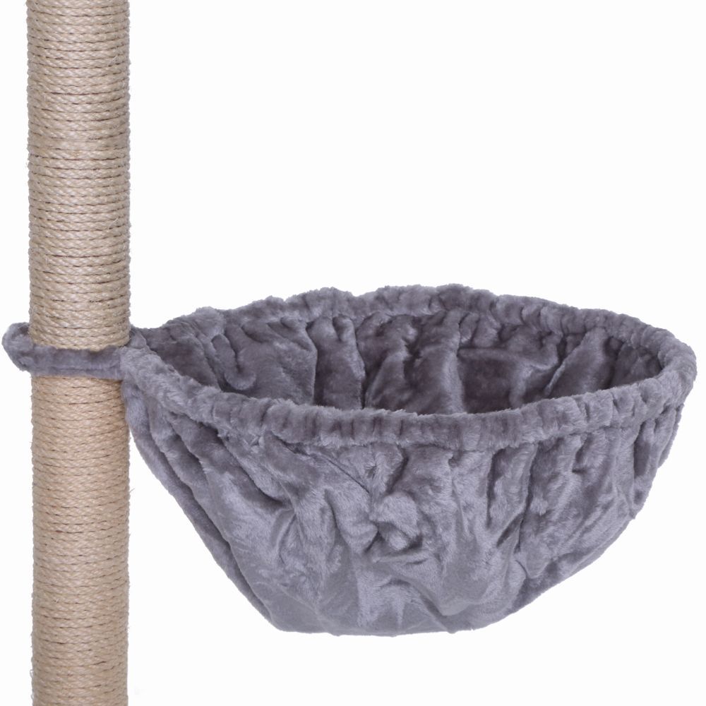 Lionto Kratzbäume Lionto Liegemulde für Kratzbäume - 25 cm Tiefe hellgrau