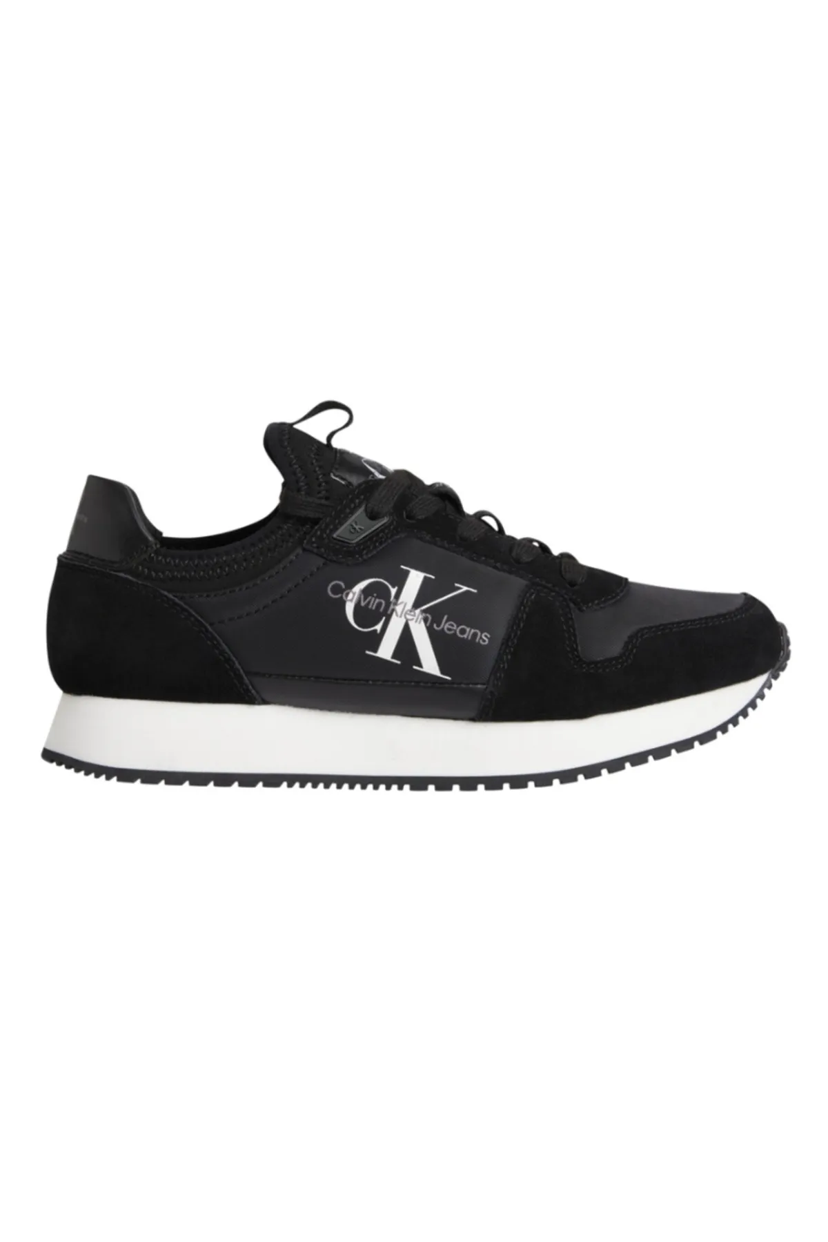Calvin Klein  Schwarzer Damen-Sneaker mit Markenlogo, geeignet für den täglichen Gebrauch Yw0yw0084001h-schwarz