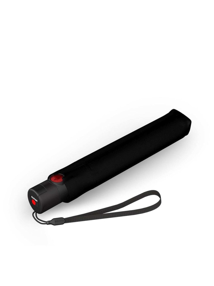 Knirps U.200 Ultra Light Duomatic - Taschenschirm Regenschirm (black with rose coating) in black with rose coating günstig kaufen onesize