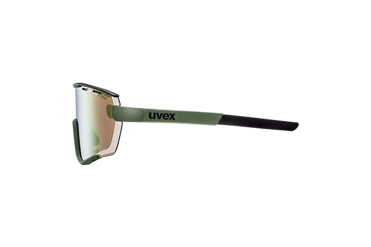 Uvex Sportstyle 236 Set Moos Green Black Matt / Mirror Yellow