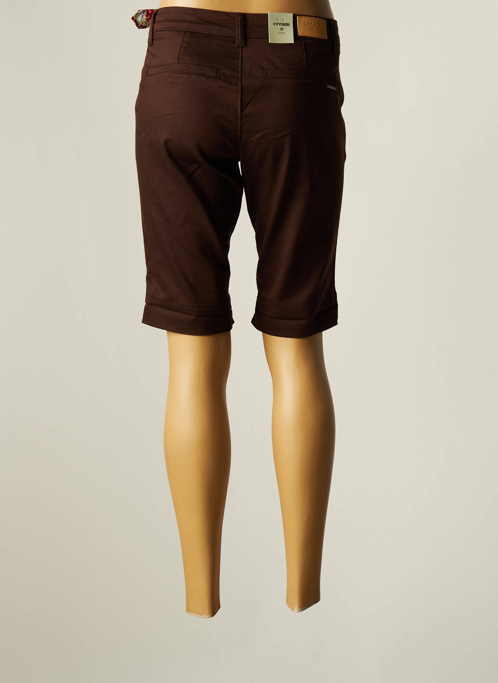 Cream Bermudas Femme couleur marron