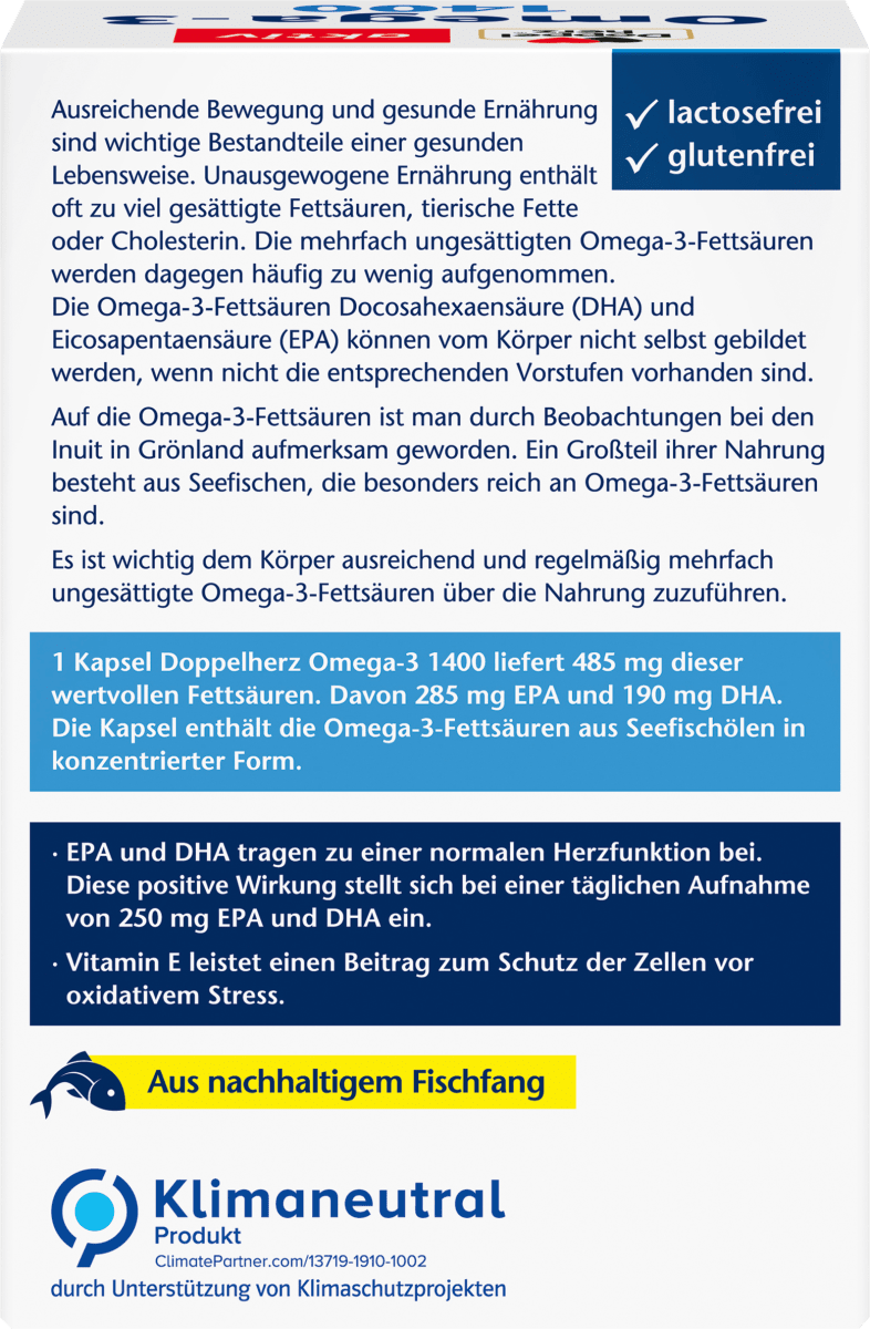 Omega-3 1400 Kapseln 90 St, 171,3 g