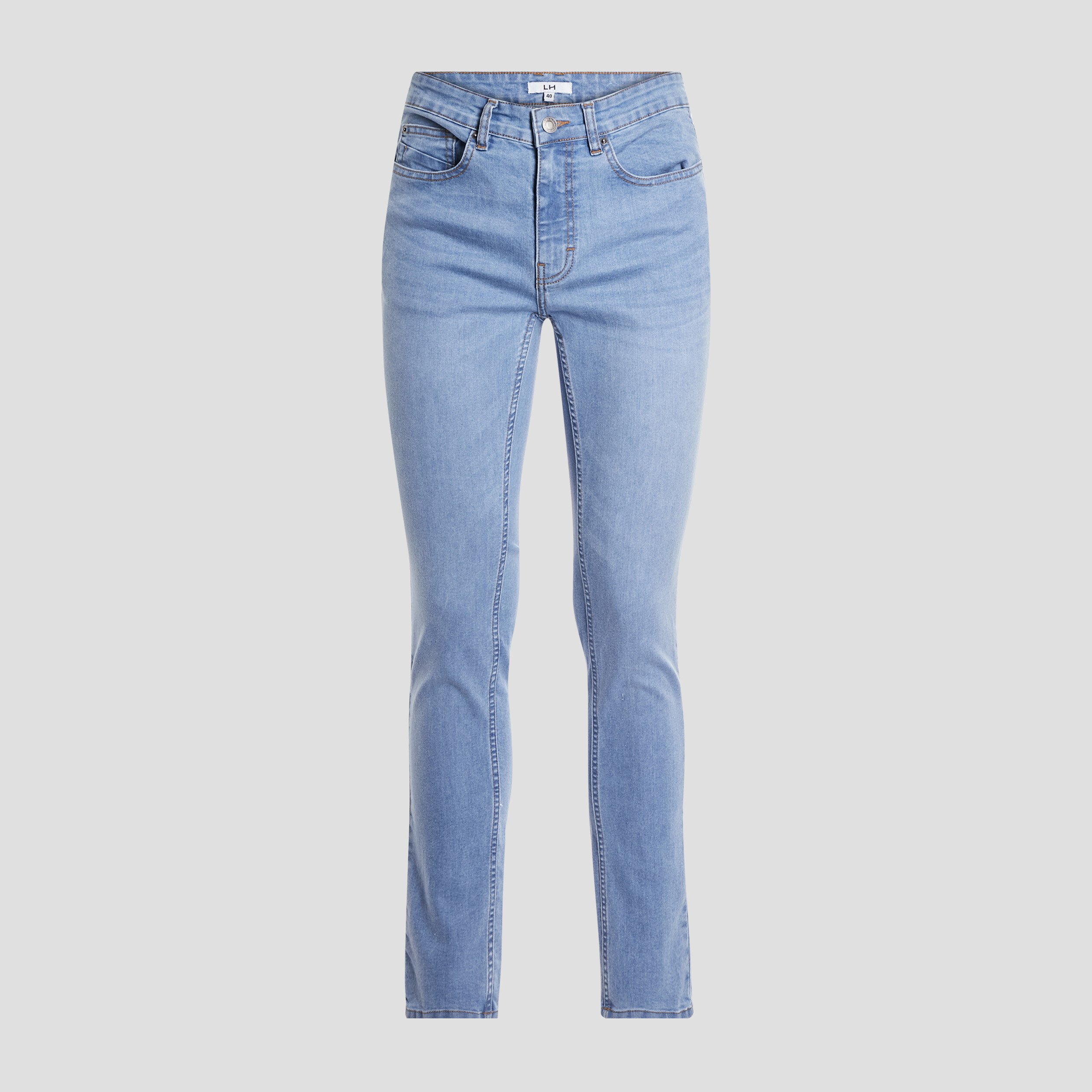 Jeans coupe skinny denim bleach homme | La Halle