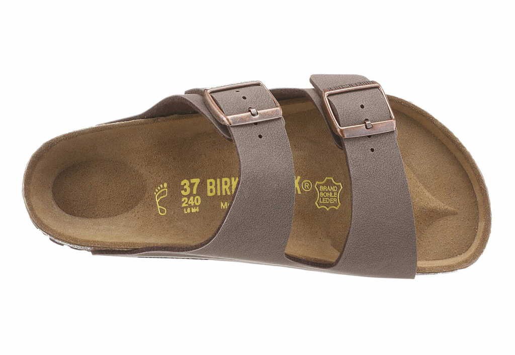 BIRKENSTOCK Pantoletten braun Arizona 2 Schnallen