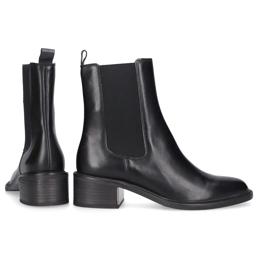 305 SOBE - Chelsea Boots SUSAN Nappaleder - schwarz