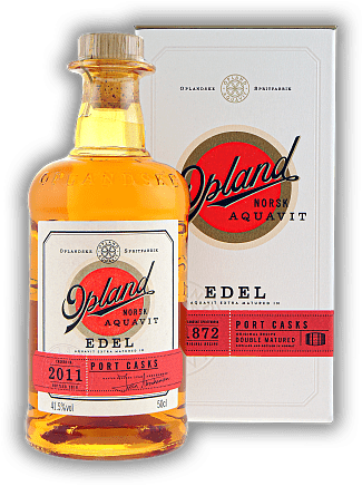 Opland Edel Port Cask Opland Edel Port Cask Nach dem Originalrezept der Oplandske Spritfabrik, die im Jahr 1872 gegründet wurde. 0,5	 Liter - Vol 41,5%