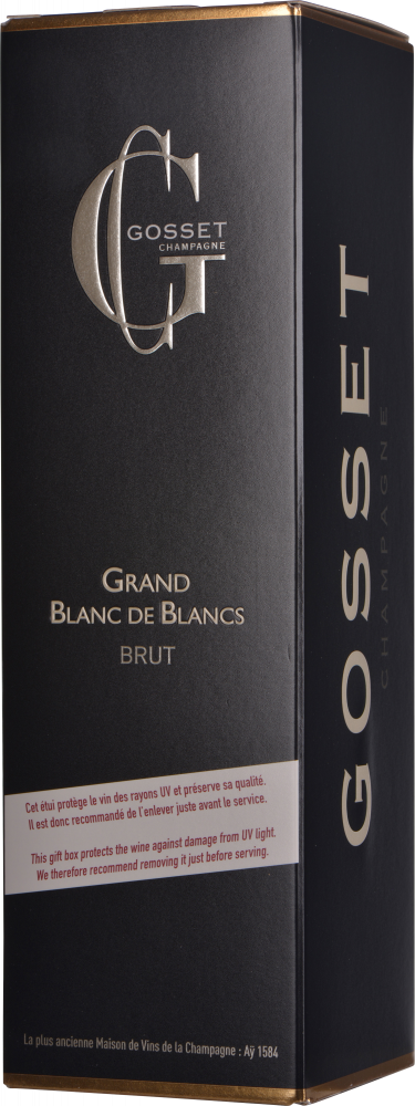 Gosset Champagne Brut Blanc de Blancs Grand im Geschenkkarton