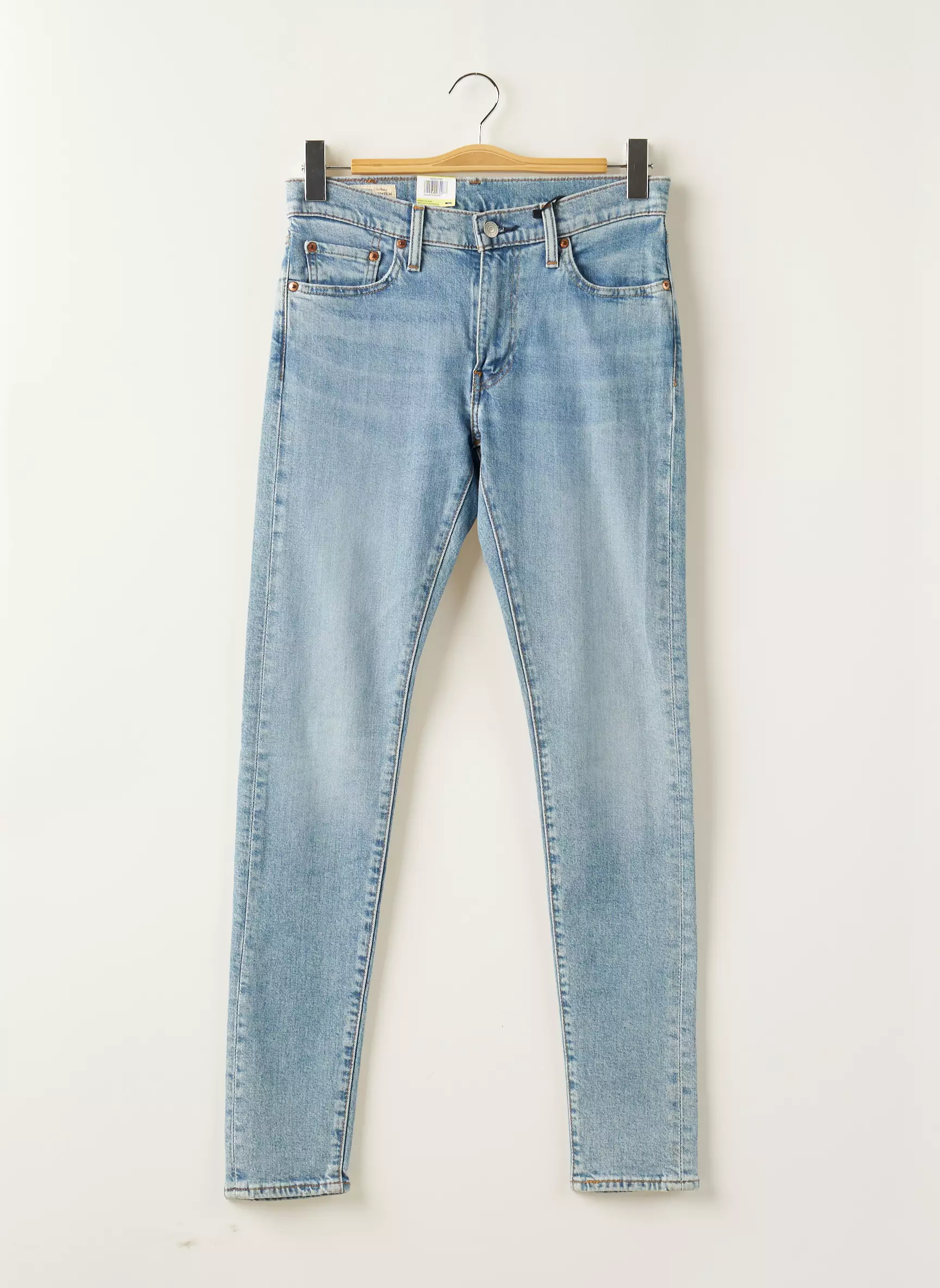 Levis Jeans Skinny Homme couleur bleu