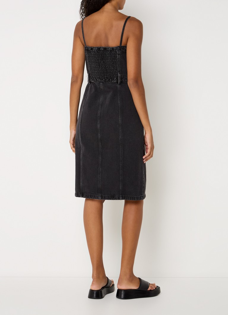 Vestido midi vaquero sin tirantes de Levi's