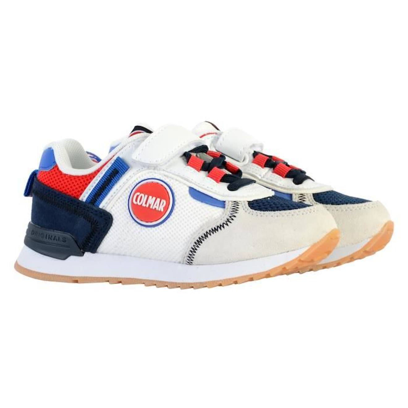 Basket Cuir Enfant Colmar Travis Sport Bold Y0 blanc