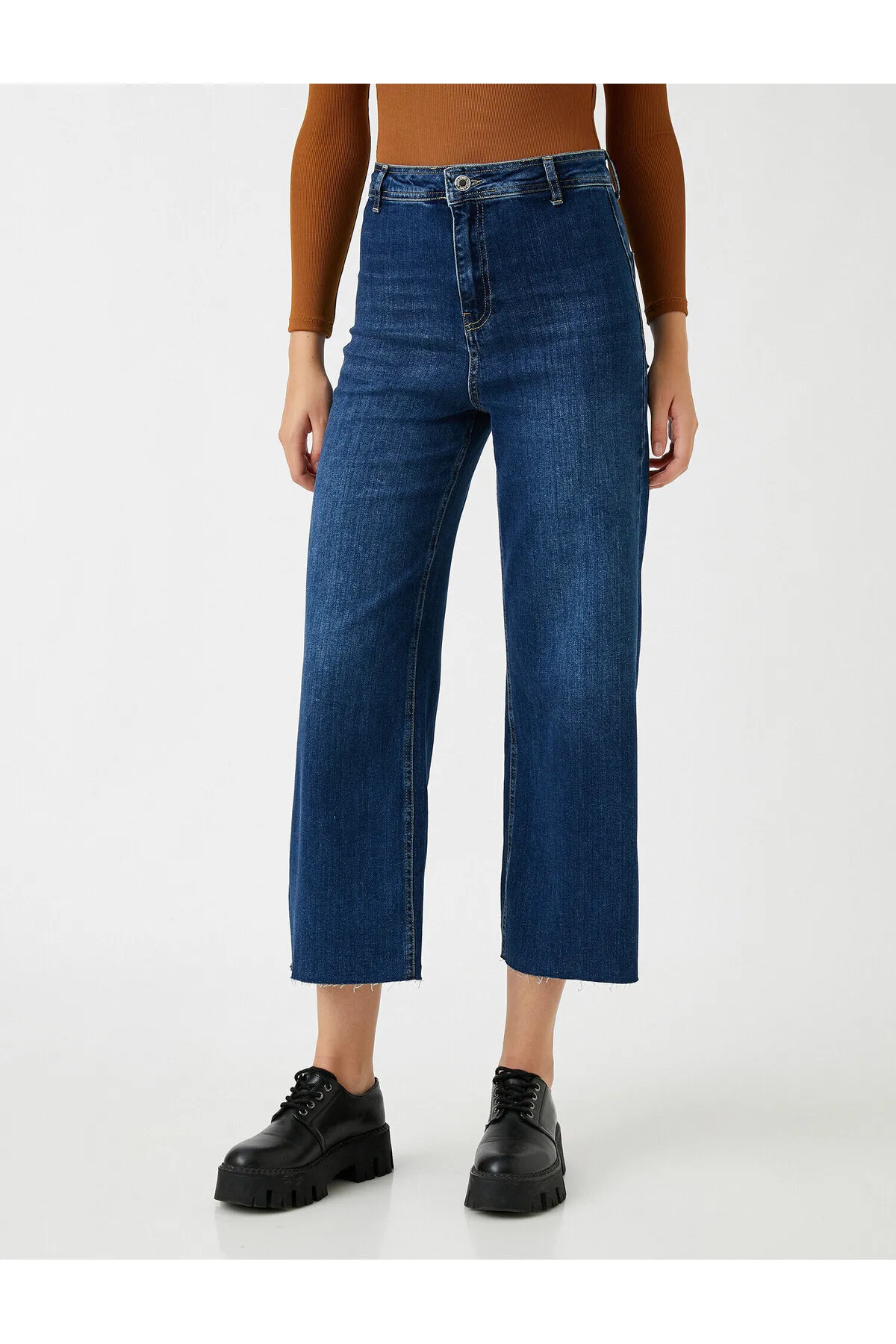 Koton  Jeans mit weitem Bein und hoher Taille