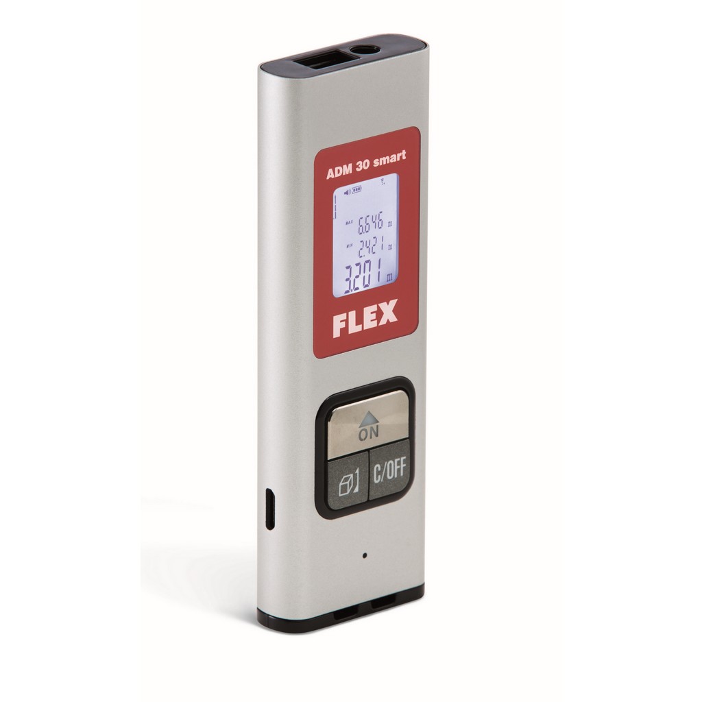 Flex-tools 504599 ADM 30 Pametni laserski mjerač udaljenosti 30 metara