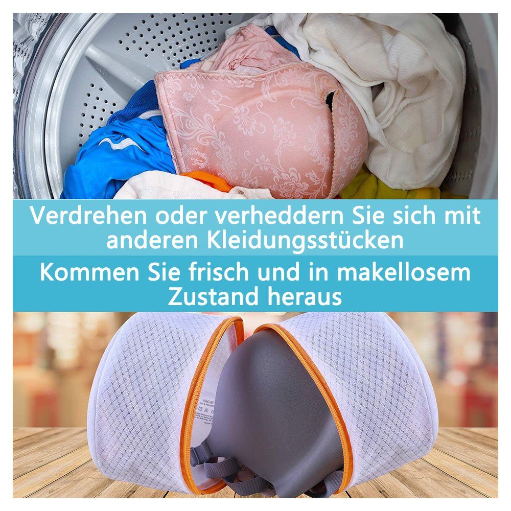 Sarfly Wäschesäckchen 7 Stück Wiederverwendbare Wäschesäcke,Mesh-Wäschesäcke