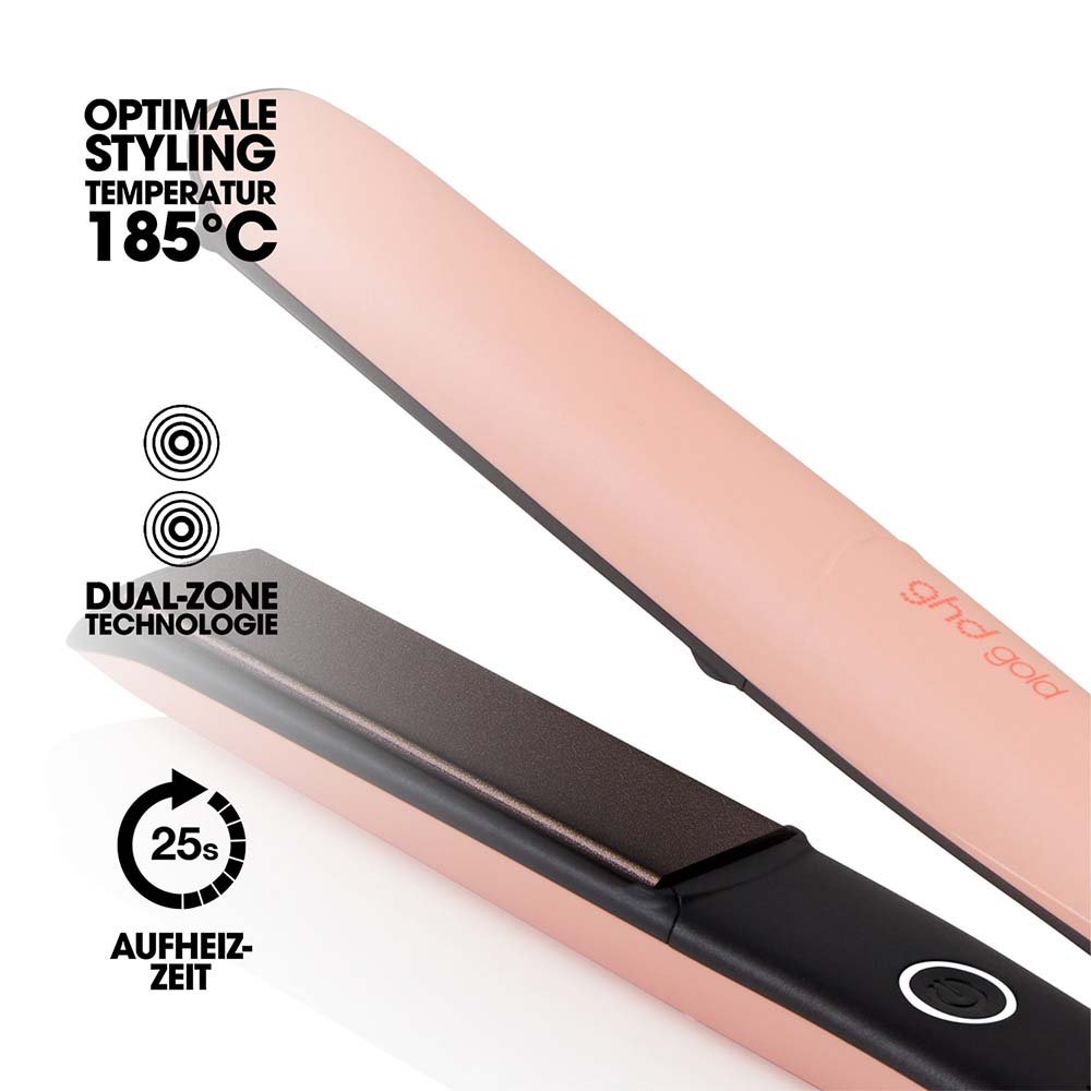 ghd - good hair day Glätteisen pink gold® Styler
