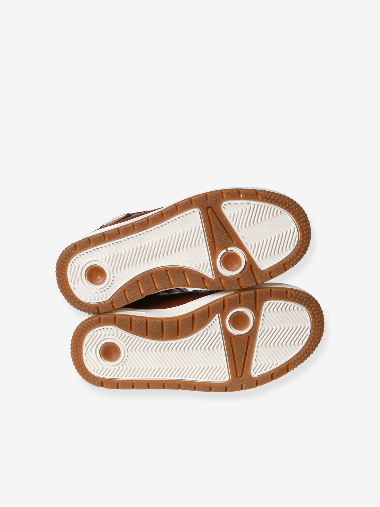 Vertbaudet Kinder Schnür-Sneakers - braun