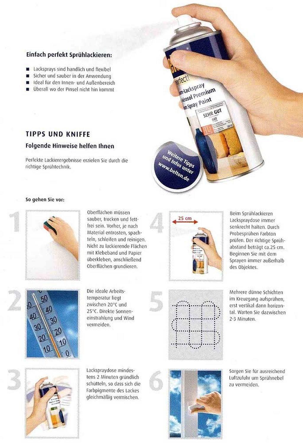 belton Sprühfarbe Belton Terracotta Effekt Lackspray, Spraydose, 400 ml