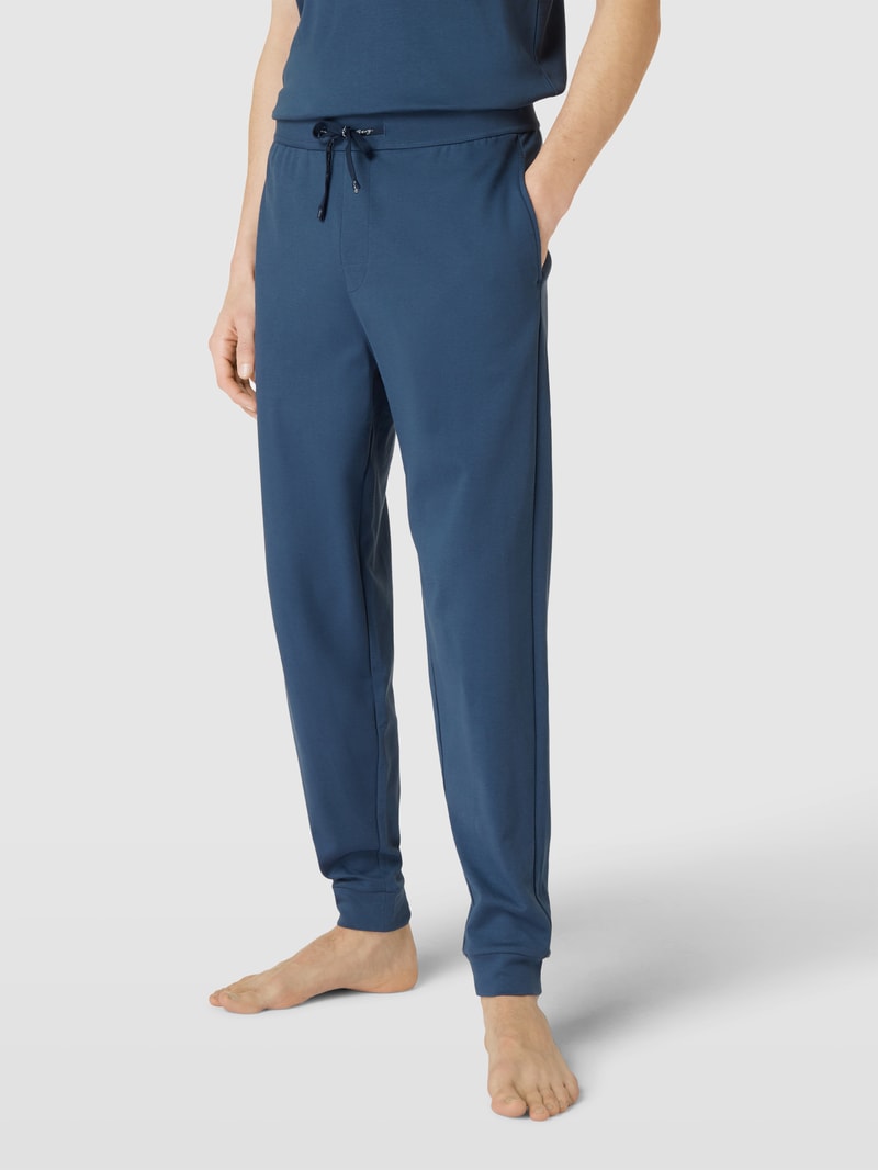 Sweatpants mit Label-Details in jeans