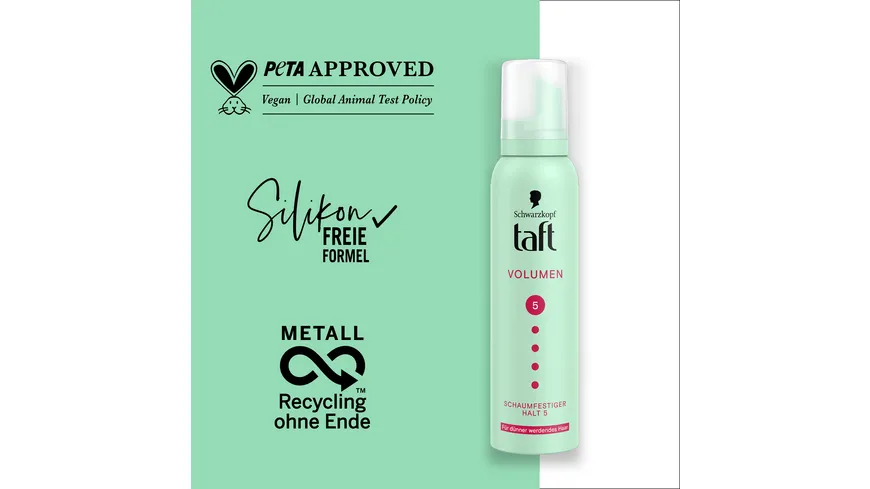 TAFT Schaumfestiger Volumen dünner werdendes Haar 150ml Haltegrad 5 - sehr starker Halt 150 ml