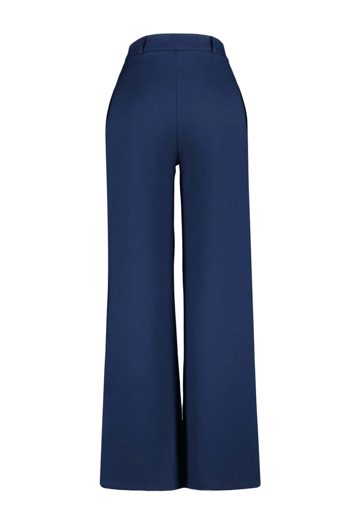 Trendyol Collection  Blaue Webhose mit weitem Bein TWOAW22PL0263
