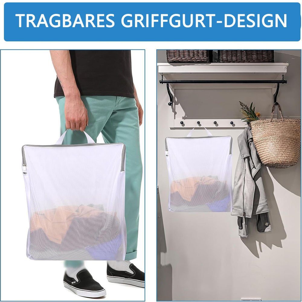 Sarfly Wäschesäckchen Wäschenetz für Waschmaschine,Mesh Wäschesack,(2-St)