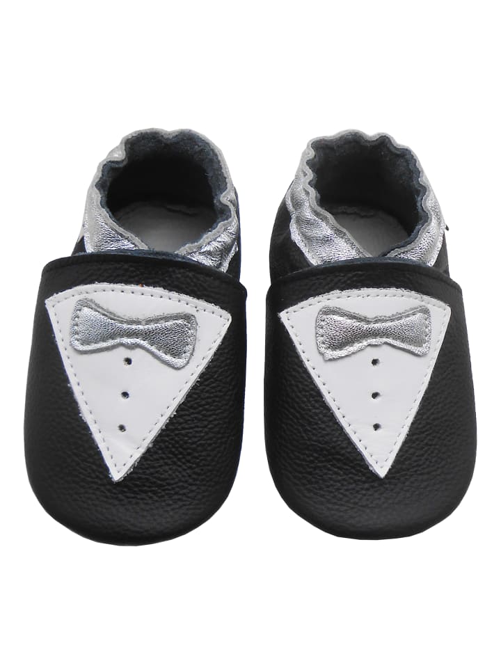 Yalion Baby Krabbelschuhe in Fliege Schwarz günstig kaufen