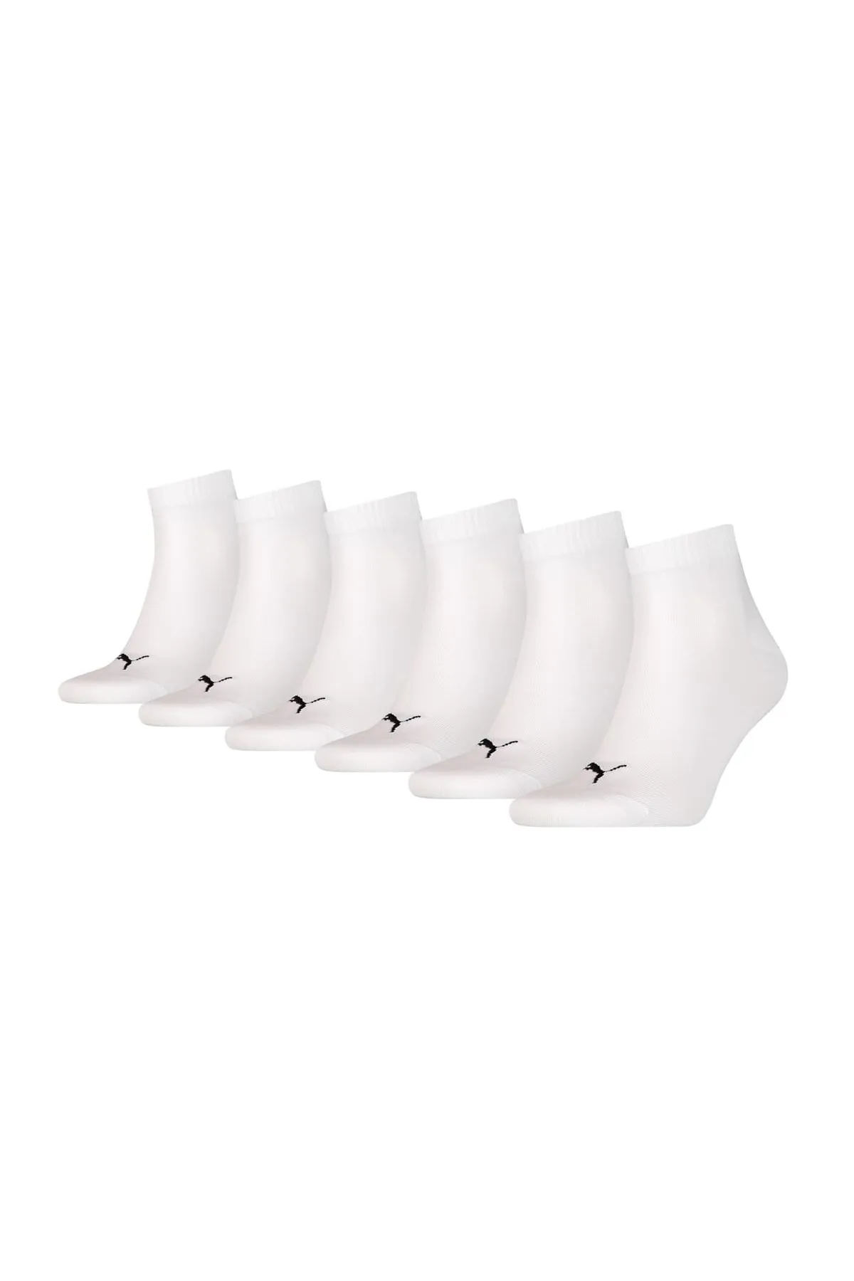Puma  Unisex Quarter-Socken, 6er Pack - Sneaker, ECOM, Logo, uni