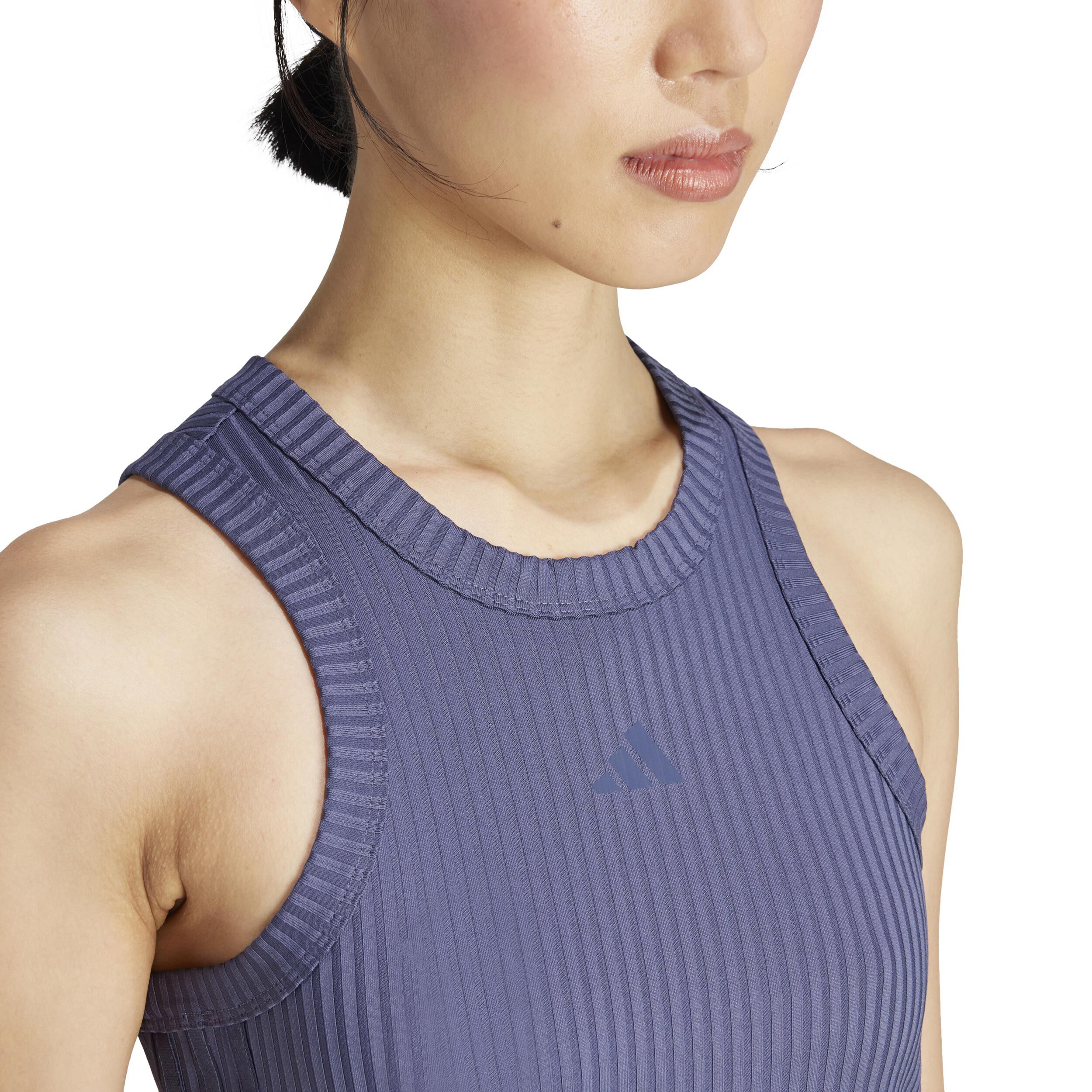 All Gym Seasonal Rib Tank-Top Damen - Blau