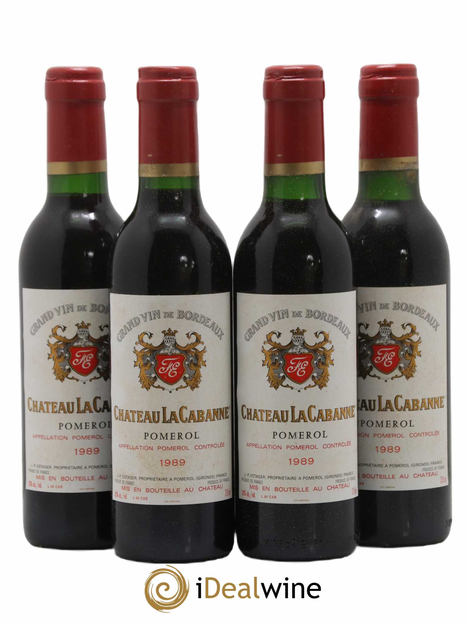 Pomerol La Cabanne 1989 - Lot de 24 Demi-bouteilles