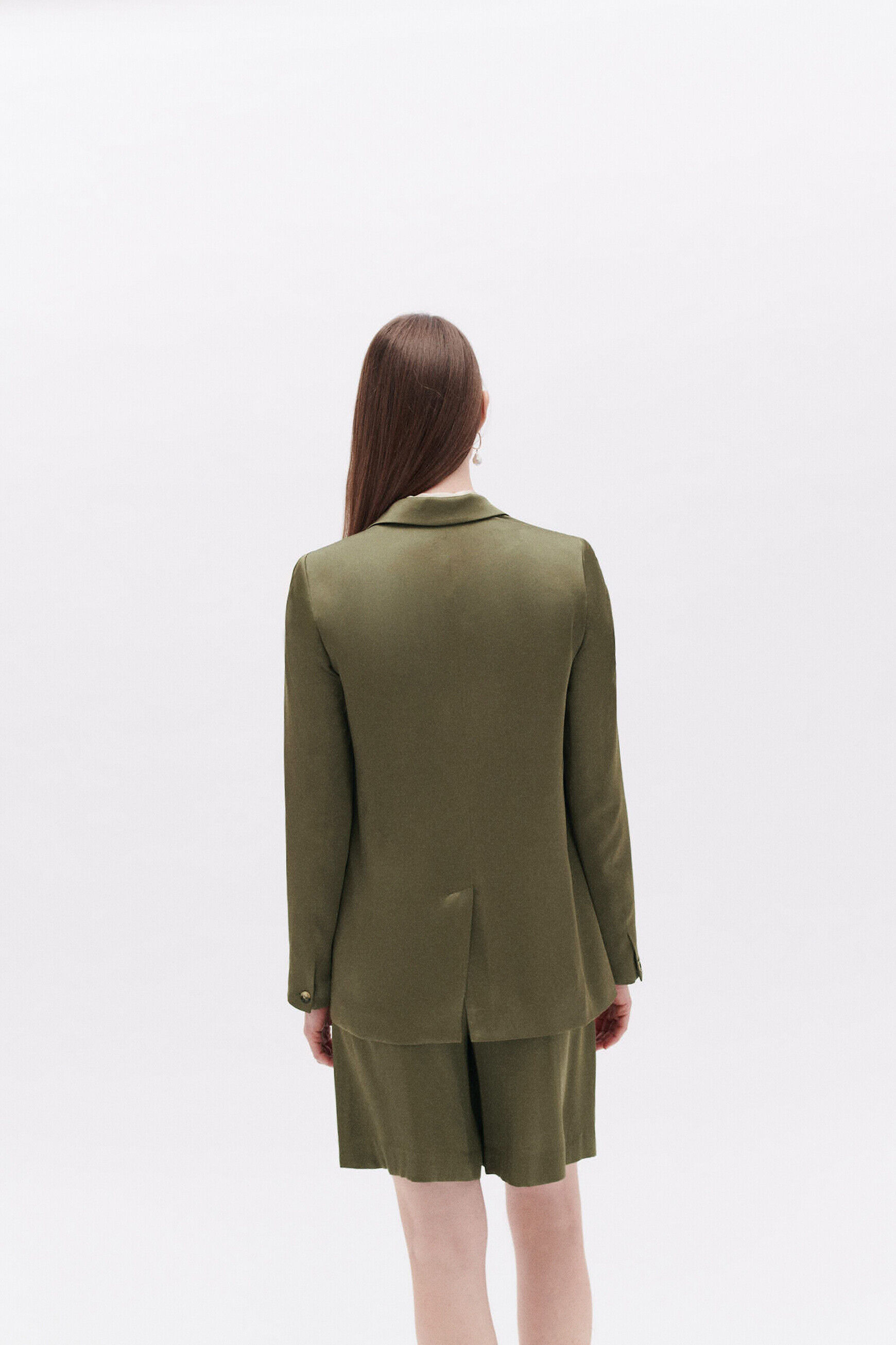 Blazer vceleste vert olive femme