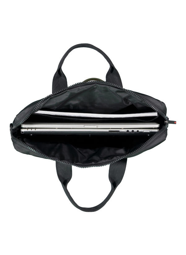 HUGO, Notebooktasche Ethon, Mikrofaser, schwarz