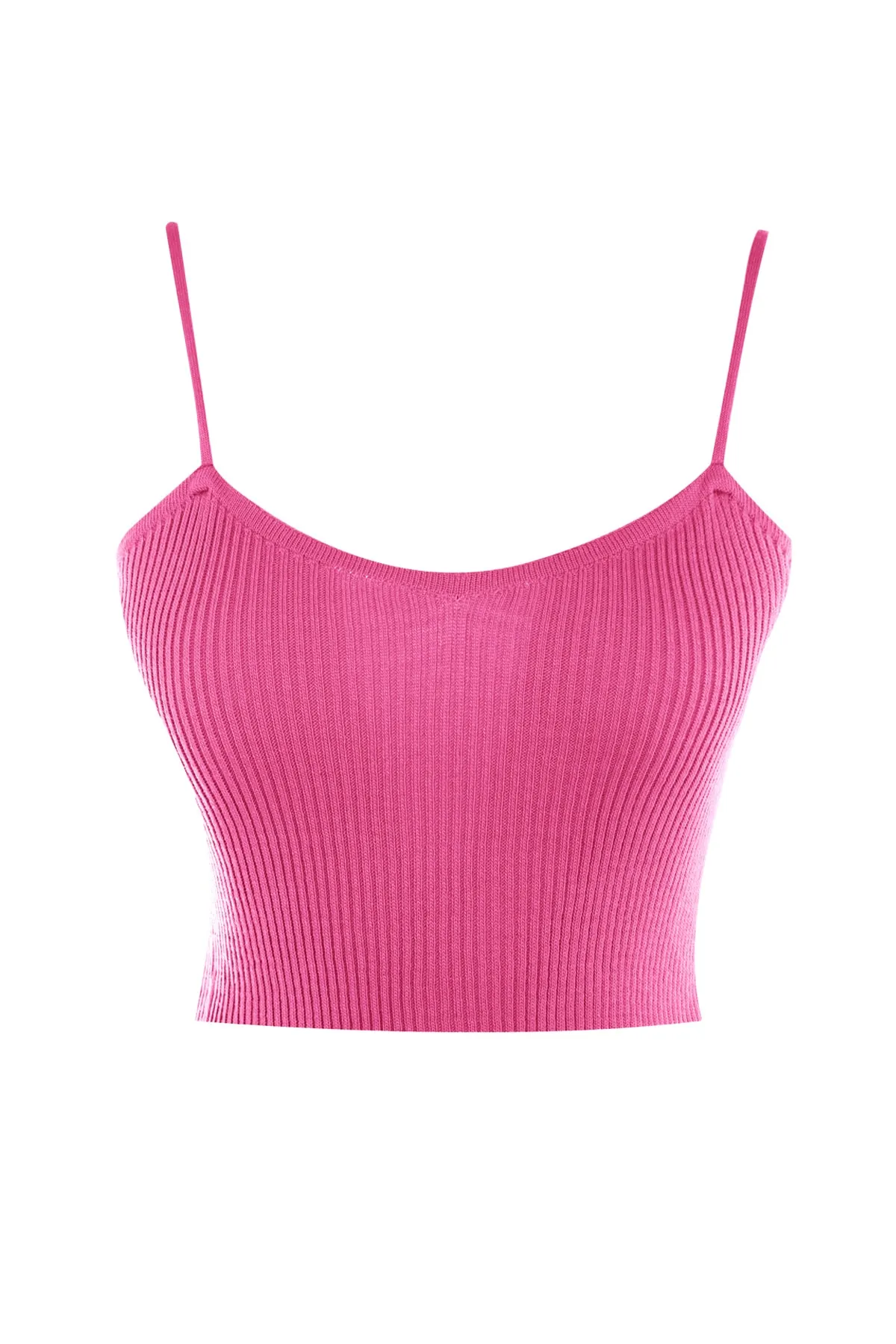 Trendyol Collection  Rosa Crop Tie Detailliertes Blusen-Cardigan-Strickwaren-Set Strick-Cardigan TWOSS21HI0002