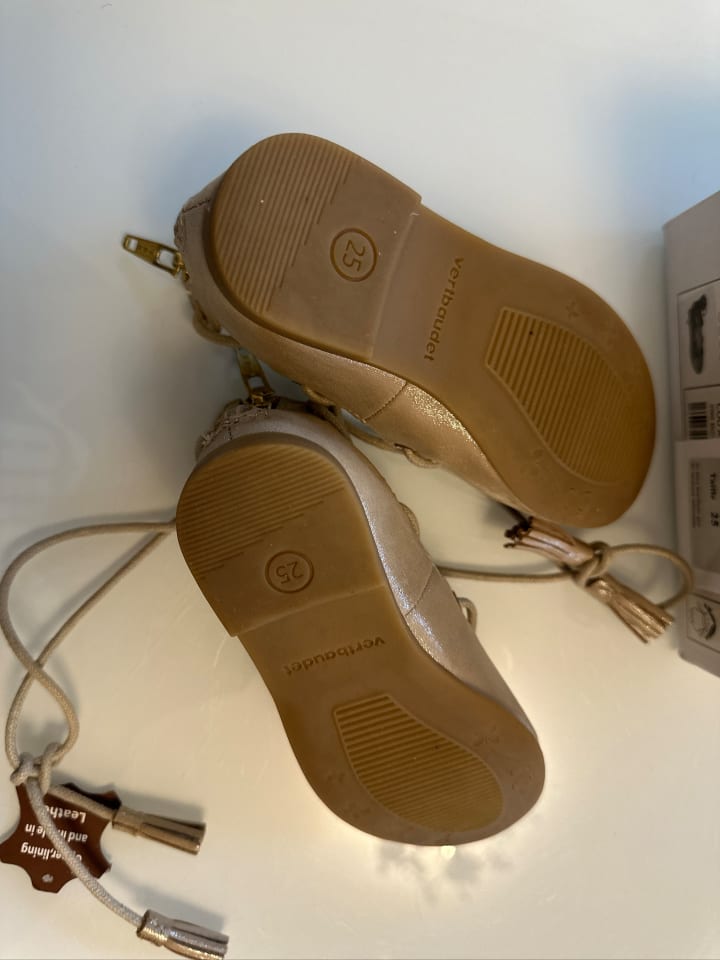 vertbaudet Leder-Ballerinas in Rosé günstig kaufen 25