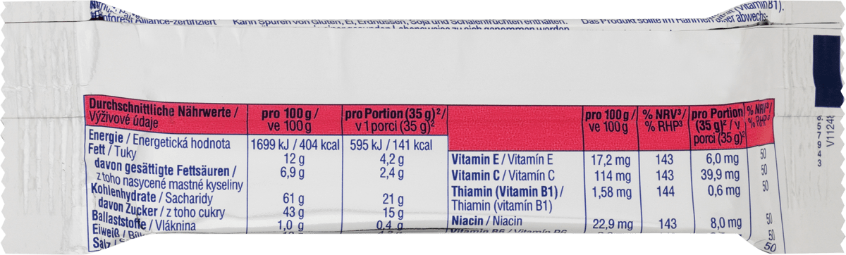 Energieriegel, Himbeere Joghurt Geschmack, 35 g