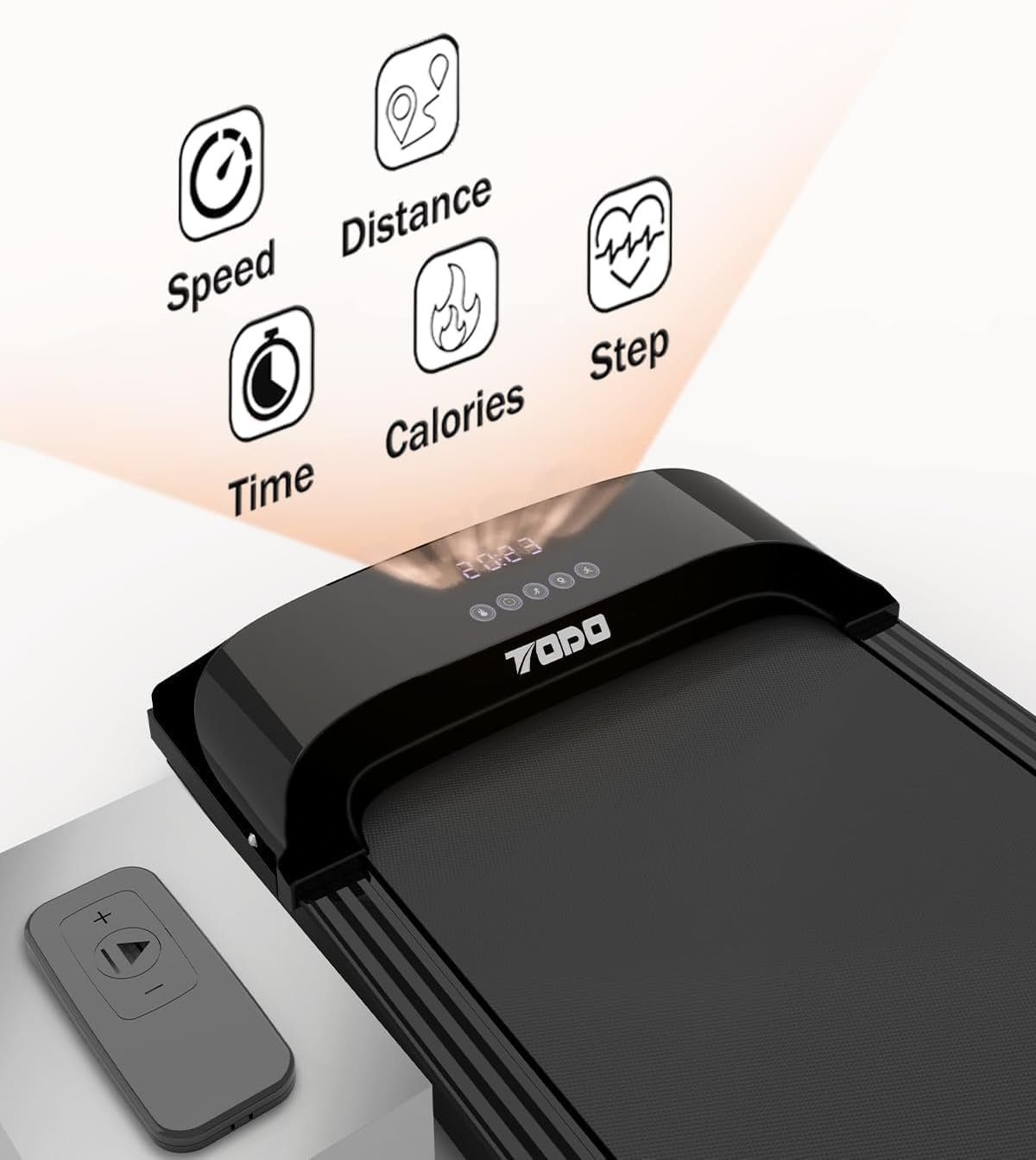 TODO Laufband (Laufband für Zuhause, Geschwindigkeit einstellbar,550WMotor bis 8 KM/H), Laufband für Zuhause, mit Fernbedienung und LCD-Anzeige