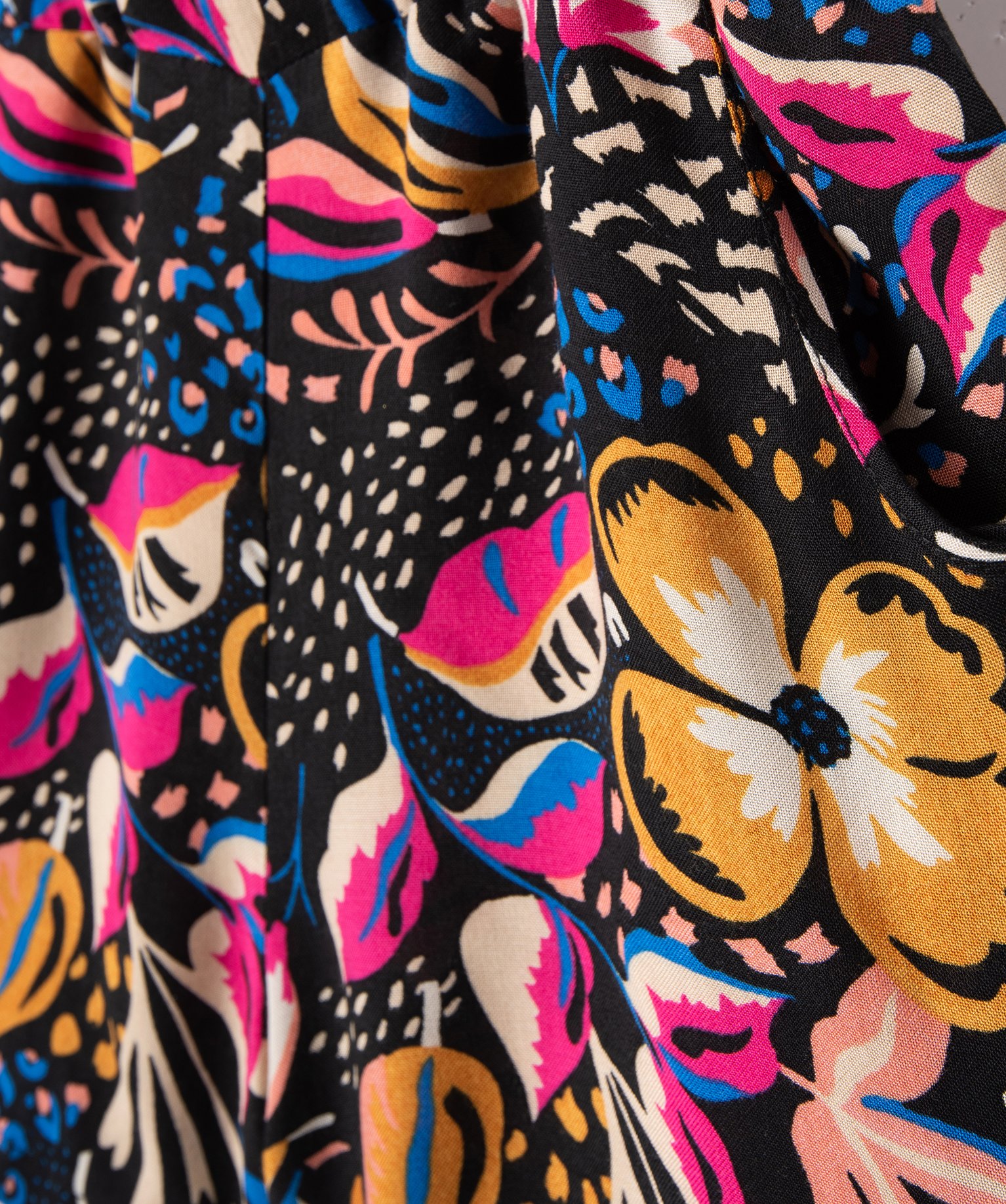 Short taille haute à motifs fleuris fille multicolore | GEMO