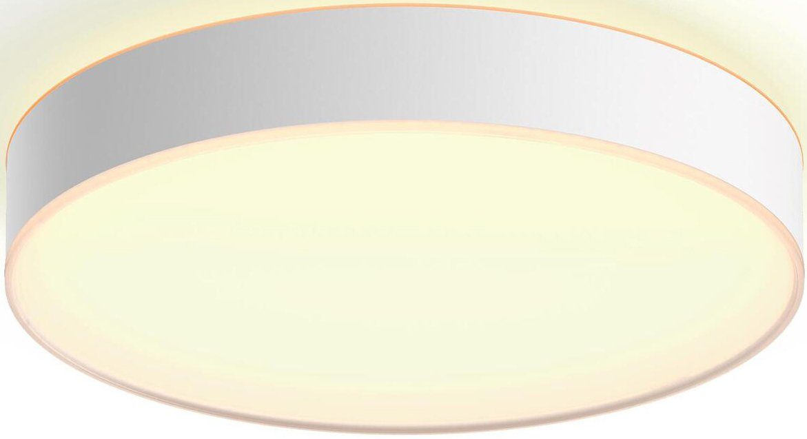 Philips Hue LED Deckenleuchte Enrave, Dimmfunktion, LED fest integriert, Warmweiß