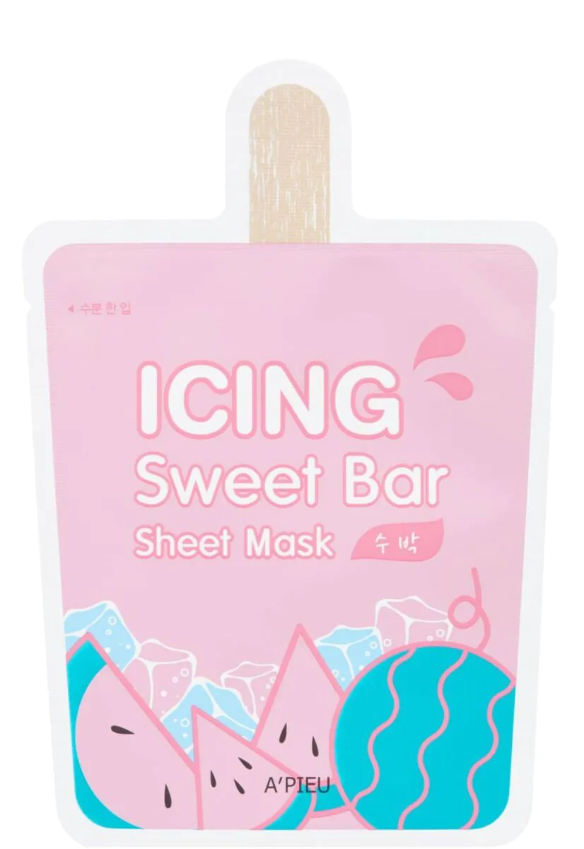 A'Pieu Icing Sweet Bar lakštinė veido kaukė su arbūzu